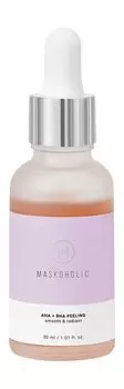 Пилинг-перфектор для лица с комплексом кислот Maskoholic Smooth & Radiant AHA + BHA Peeling