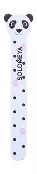 Пилка для натуральных и искусственных ногтей Solomeya Пилка для ногтей "Панда" 180/220