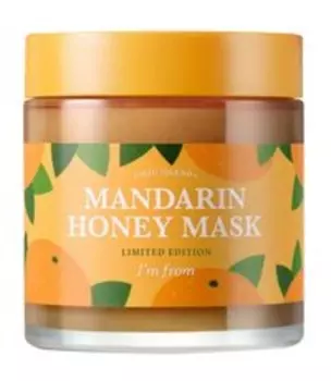 Питательная медовая маска для лица c пудрой из кожуры мандарина I'm from Jeju Island Mandarin Honey Mask Limited Edition