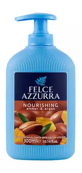 Питательное жидкое мыло для рук c ароматом амбры и миндаля Felce Azzurra Nourishing Amber and Argan Liquid Soap