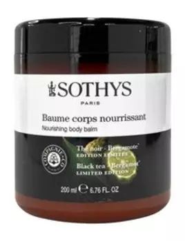 Питательный бальзам для тела с экстрактами бергамота и чая Sothys Black Tea & Bergamot Nourish Body Balm