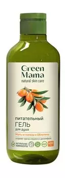 Питательный гель для душа Green Mama Мать-и-мачеха и облепиха