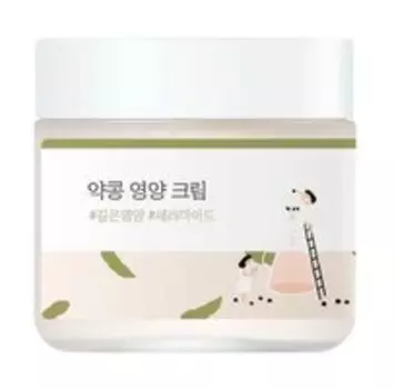 Питательный крем для лица с экстрактом черных соевых бобов Round Lab Soybean Nourishing Cream