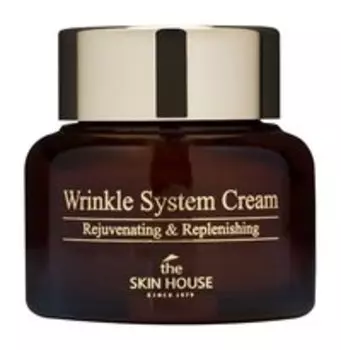 Питательный омолаживающий крем для лица с коллагеном The Skin House Wrinkle System Cream