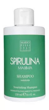 Питательный шампунь для сухих и поврежденных волос Mario Fissi 1937 Spirulina Maxima Nourishing Shampoo