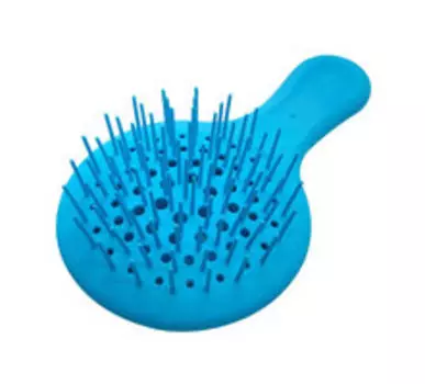 Пластиковая щетка для волос Janeke Mini SuperbrushThe Original Italian Design Blue