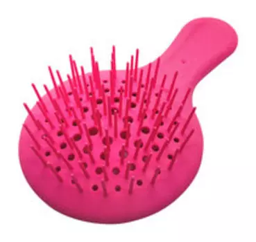 Пластиковая щетка для волос Janeke Mini SuperbrushThe Original Italian Design Coral