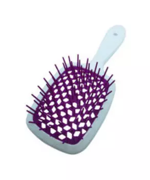 Пластиковая щетка для волос Janeke Superbrush The Original Italian Patent White/Violet
