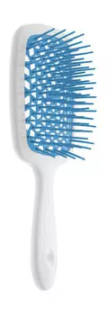 Пластиковая щетка для волос Janeke SuperbrushThe Original Italian Patent Blue/Dark Blue
