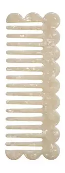 Плоский гребень для волос Assoro Гребень для волос Жемчужный