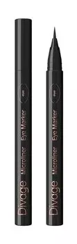 Подводка-фломастер для глаз Divage Microliner Eyeliner