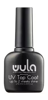 Прозрачный топ для гель-лака без липкого слоя Wula Nailsoul UV Top Coat