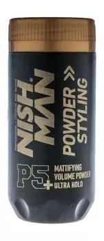 Пудра для укладки волос сверхсильной фиксации Nishman P5+ Mattifying Volume Powder