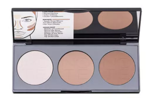 Пудровая палетка для контурирования лица Note Perfecting Contouring Powder Palette