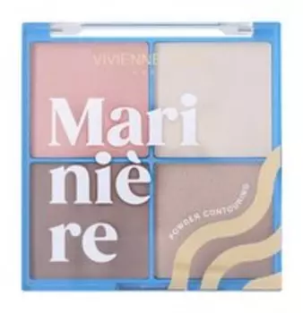 Пудровая палетка для скульптурирования лица Vivienne Sabo Mariniere Powder Face Contouring Palette