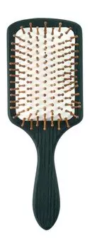 Расчека для длинных волос с деревянными зубцами Lei Green Расческа массажная Светлый Квадратная