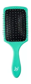 Расческа для длинных волос с пластиковыми зубцами Lei Расческа массажная Пластиковая Лазурный Квадратная