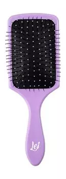 Расческа для длинных волос с пластиковыми зубцами Lei Расческа массажная Пластиковая Фиолетовый Квадратная