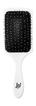 Расческа для длинных волос с пластиковыми зубцами Lei Расческа массажная Пластиковая Белый Квадратная