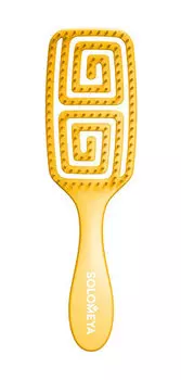 Расческа для сухих и влажных волос с ароматом манго Solomeya Wet Detangler Brush Rectangular Mango