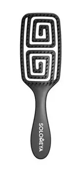 Расческа для сухих и влажных волос с ароматом винограда Solomeya Wet Detangler Brush Rectangular Grape