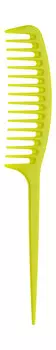 Расческа для волос Janeke Long Tail Comb Fluo Yellow