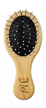 Расческа для волос с пластиковыми зубцами Lei Расческа массажная Дерево-черный Мини