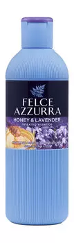Расслабляющий гель для ванны и душа c ароматом меда и лаванды Felce Azzurra Honey and Lavender Relaxing Essence Perfumed Body Wash