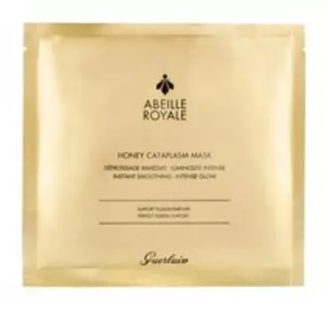 Разглаживающая тканевая маска для лица с увлажняющим эффектом Guerlain Abeille Royale Honey Cataplasm Mask