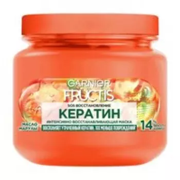 Реанимирующая маска для поврежденных волос Garnier Fructis SOS Кератин