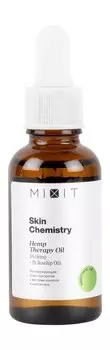 Регенерирующая сыворотка для лица с растительными маслами Mixit Skin Chemistry Hemp Therapy Oil 5% Hemp + 1% Rosehip Oils