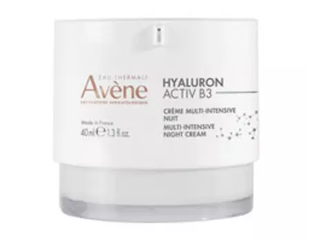 Регенерирующий ночной крем для лица c ниацинамидом и гиалуроновой кислотой Avene Hyaluron Activ B3 Multi-Intensive Night Cream