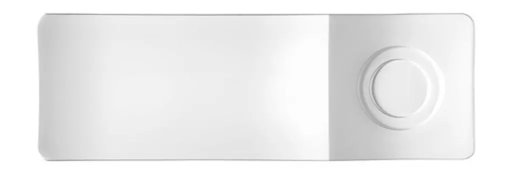 Сервировочная тарелка с отделениями 27x9 см из фарфора Degrenne Api Rectangular Plate With Compartments