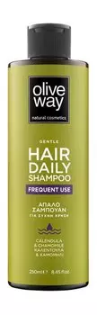 Шампунь для ежедневного применения с экстрактами календулы и ромашки Oliveway Gentle Hair Daily Shampoo