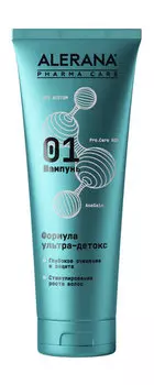 Шампунь для глубокого очищения и стимулирования роста волос Alerana 01 Шампунь Формула ультра-детокс