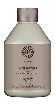 Шампунь для нейтрализации желтого оттенка светлых волос с лакрицей Bulbs&Roots Silver Shampoo