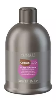 Шампунь для нейтрализации желтых оттенков волос AlterEgo Italy ChromEgo Silver Maintain Shampoo