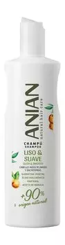 Шампунь для непослушных и вьющихся волос с кератином и маслом марулы Anian Sleek & Smooth Shampoo