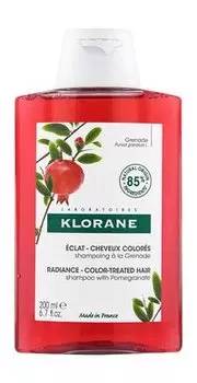 Шампунь для окрашенных волос с гранатом Klorane Radiance Shampoo with Pomegranate