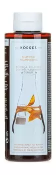 Шампунь для окрашенных волос с подсолнечником и горным чаем Korres Sunflower Mountain Tea Shampoo for Coloured Hair