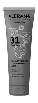 Шампунь для питания и предотвращения выпадения волос Alerana Мужская серия 01 Шампунь Формула защиты от выпадения