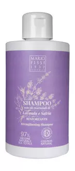 Шампунь для придания силы волосам с маслами лаванды и шалфея Mario Fissi 1937 Lavanda & Salvia Rinforzante Shampoo