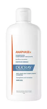 Шампунь для ухода за ослабленными, выпадающими волосами Ducray Anaphase + Anti-Hair Loss Complement Shampoo