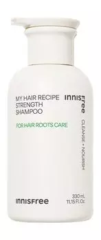 Шампунь для укрепления корней волос Innisfree My Hair Recipe Strength Shampoo