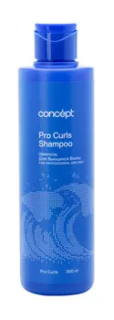 Шампунь для вьющихся волос с кератином и экстрактом шелка Concept Pro Curls Shampoo