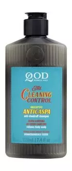 Шампунь для волос против перхоти с цинком и маслом чайного дерева QOD Barber Shop The Cleaning Control Anti-Dandruff Shampoo