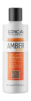Шампунь для восстановления и питания волос Epica Professional Amber Shine Organic Shampoo