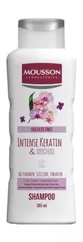 Шампунь для защиты цвета окрашенных волос Mousson Intense Keratin and Orchid Color Protecting Shampoo