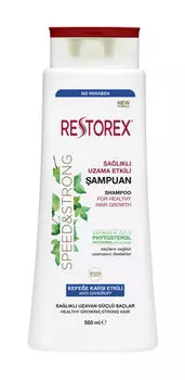 Шампунь для здорового роста волос и против перхоти Restorex Shampoo For Healthy Hair Anti Dandruff