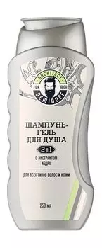 Шампунь-гель 2-в-1 для всех типов волос и кожи Architect Demidoff Шампунь-Гель для душа 2-в-1 С экстрактом кедра